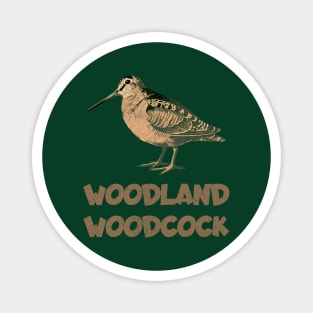 Woodland Woodcock Magnet